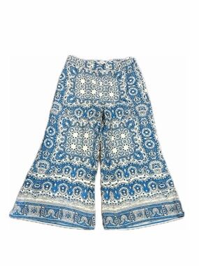 Feather Bone by Anthropologie Talese Wide Leg Pants Size 6 Paisley Boho Festival